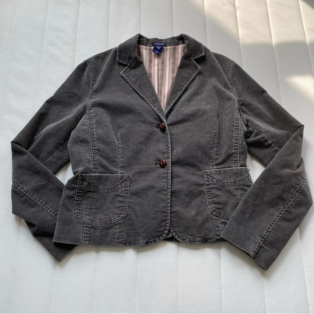 GAP Women's Charcoal Blazer Jacket